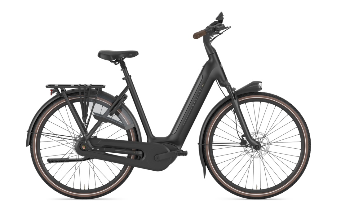 Gazelle Grenoble C8+ HMB S8 600Wh Dames - Black (mat)