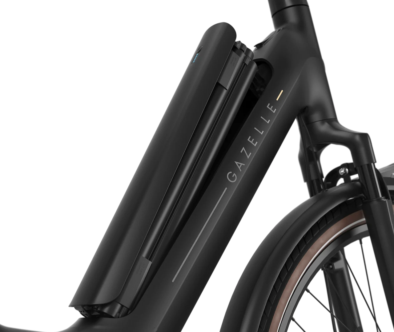 Gazelle Grenoble C8+ HMB S8 600Wh Dames - Black (mat)