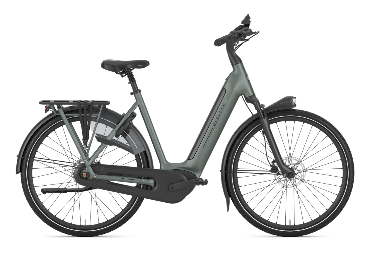 Gazelle Grenoble C8+ HMB S8 500Wh Dames - Twilight Green (mat)