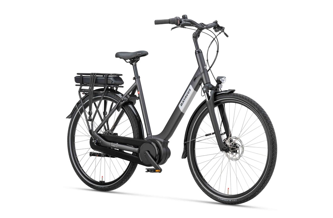 Batavus Altura E-go Plus Bes3 DN7 400 Wh Dames - zwart mat