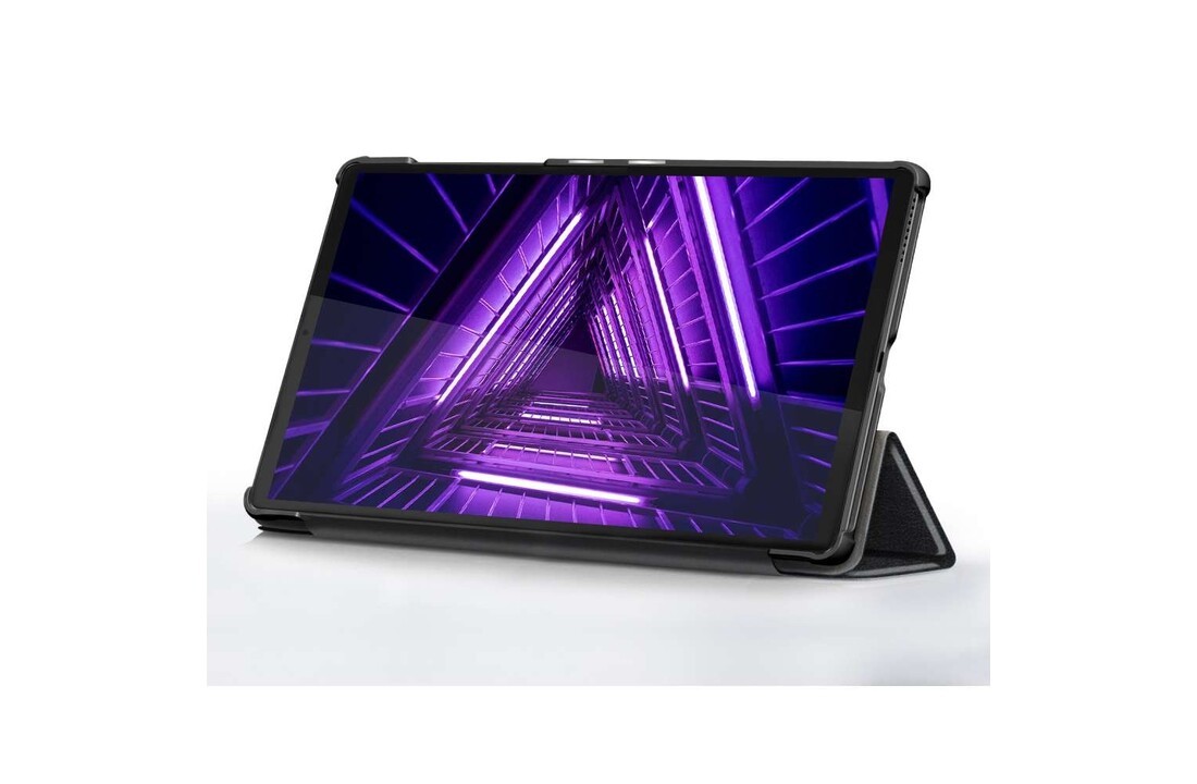 Just in Case Smart Tri-Fold Case - Lenovo M10HD - Zwart - Beschermhoes