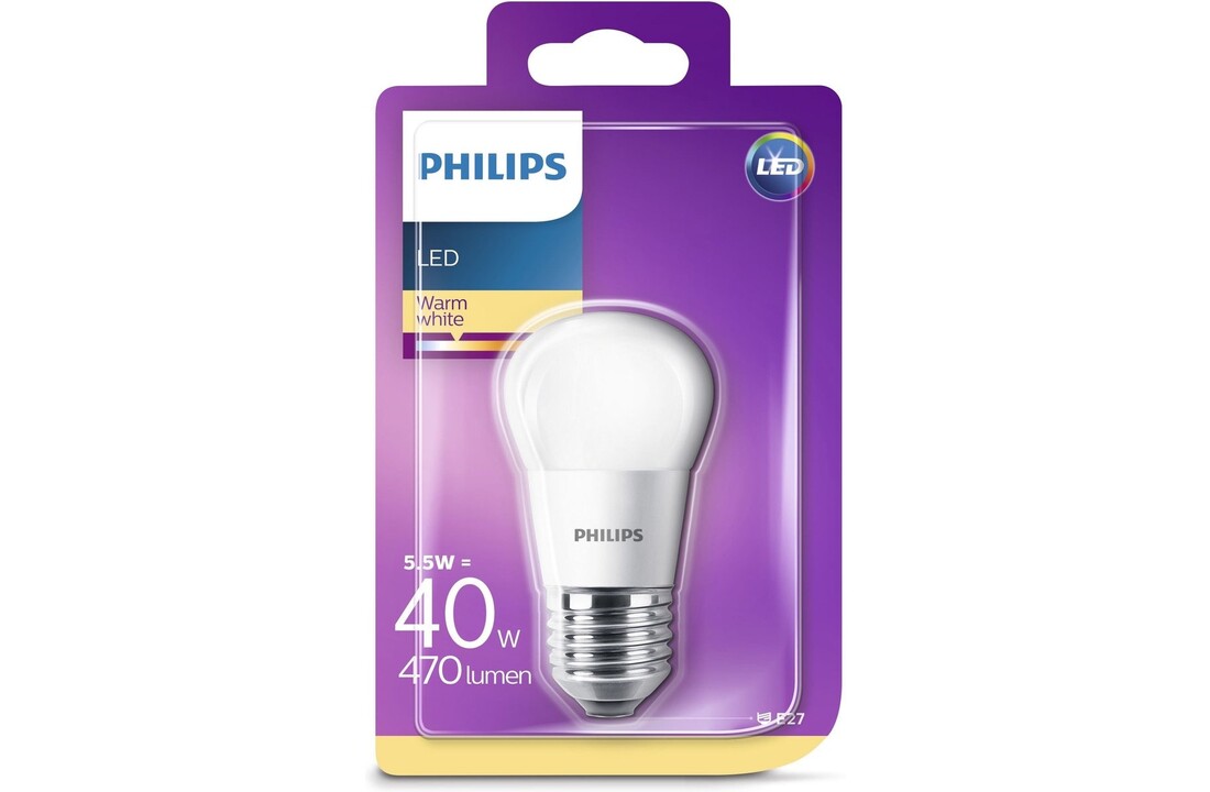 Philips LED Kogellamp 5,5W (40W) E27