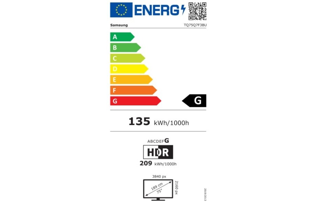 Samsung QLED 4K 75Q7F3 (2025) - QLED TV
