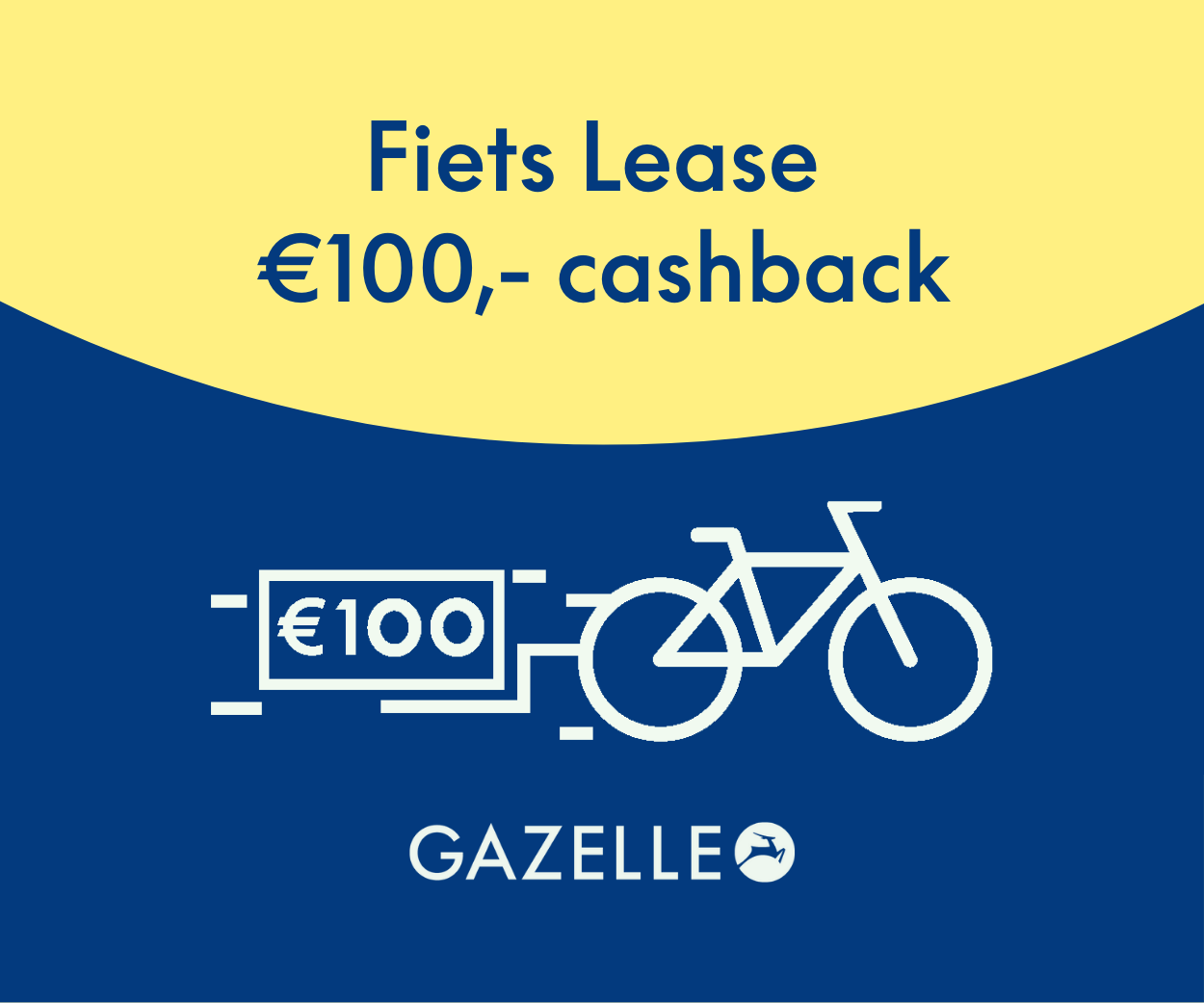 Lease voordelig je favoriete fiets en ontvang €100 retour op een Gazelle!