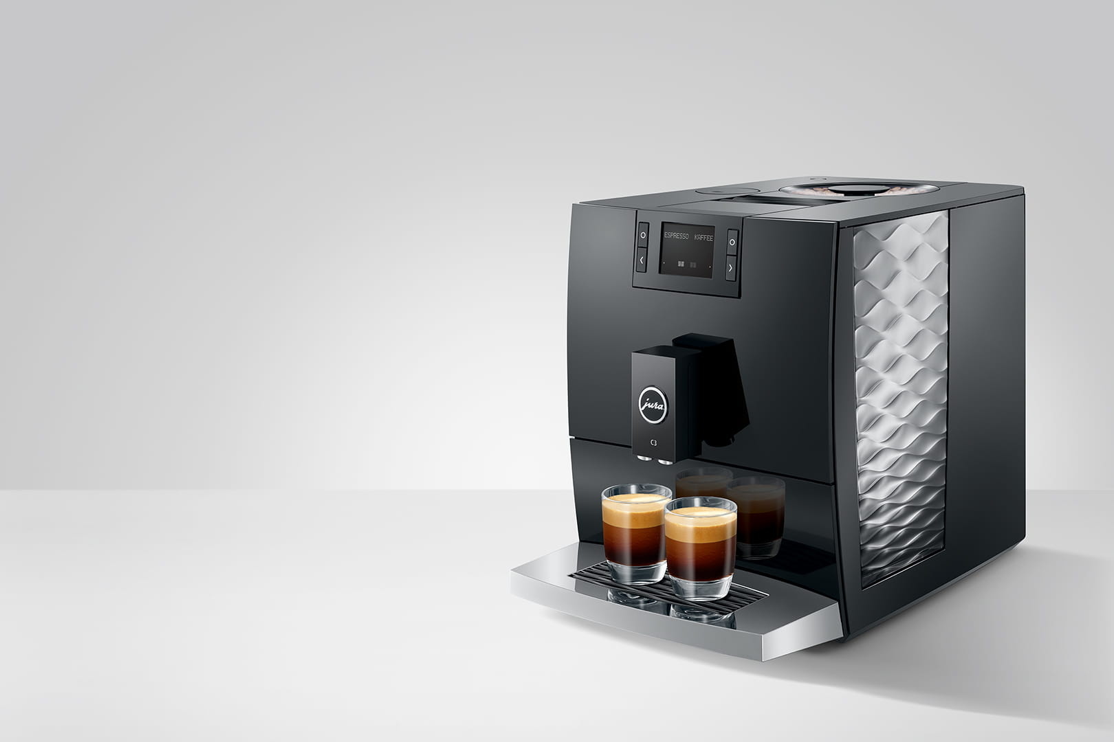 JURA C3 Piano Black (EA) - Koffiemachine.