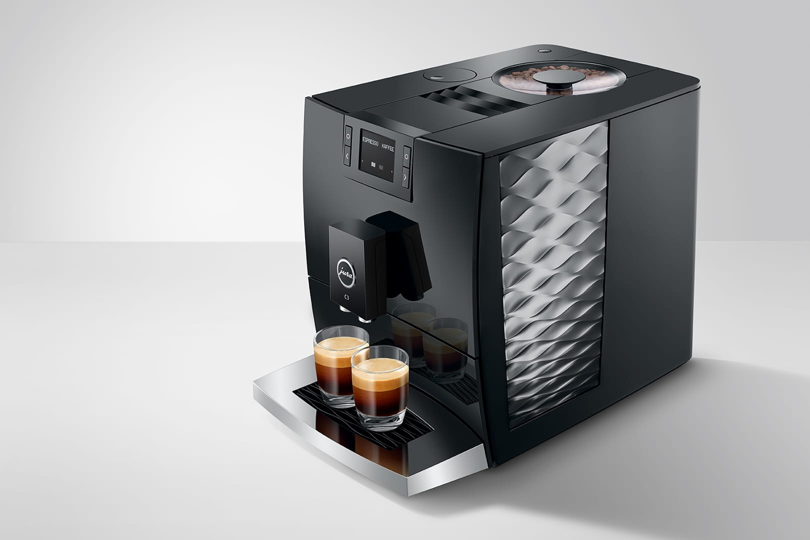 JURA C3 Piano Black (EA) - Koffiemachine.