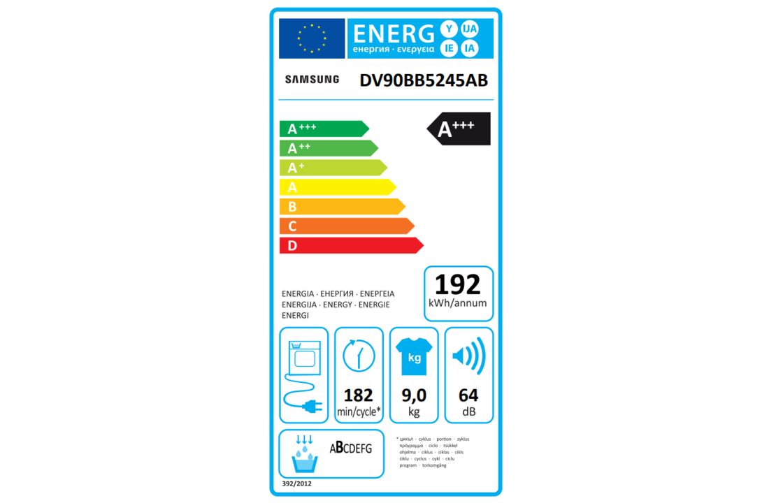 Samsung DV90BB5245AB Bespoke - Warmtepompdroger