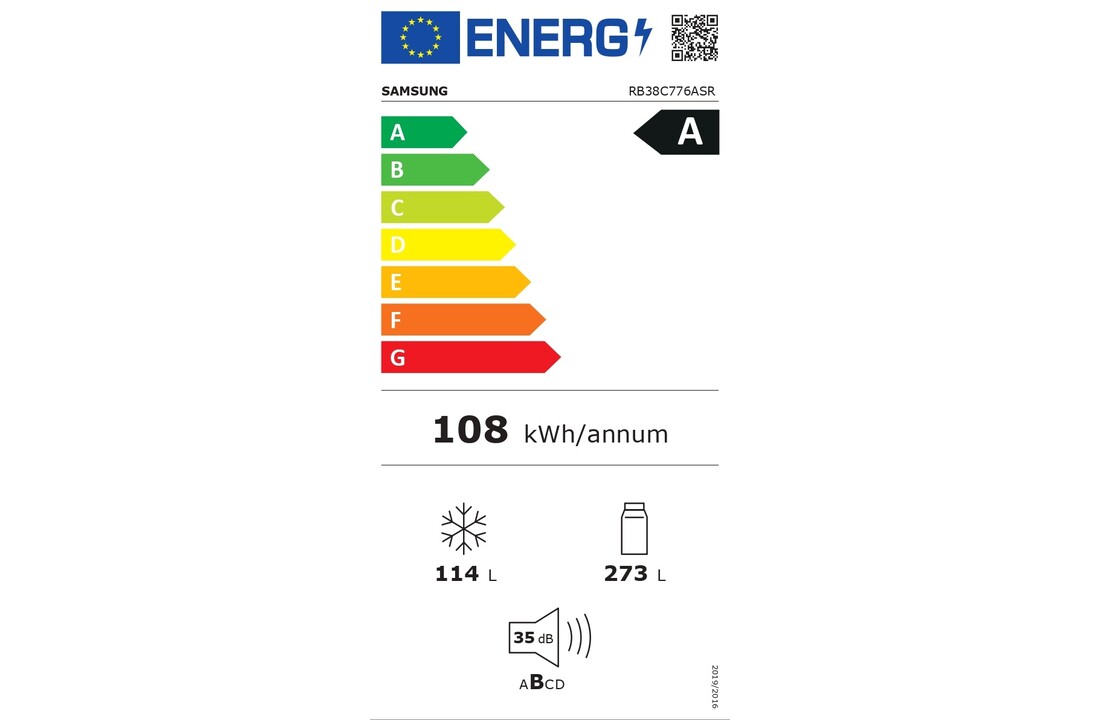 Samsung RB38C776ASR/EF - Koel-vriescombinatie