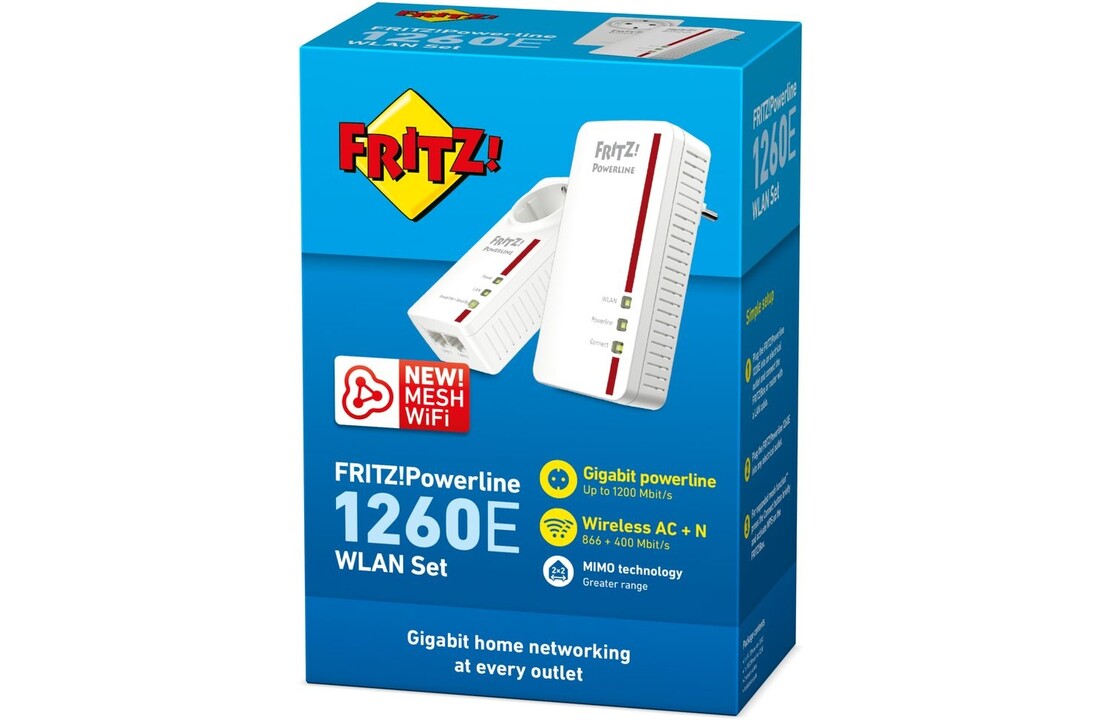 AVM FRITZ!Powerline 1260E WLAN Set - Powerline adapter