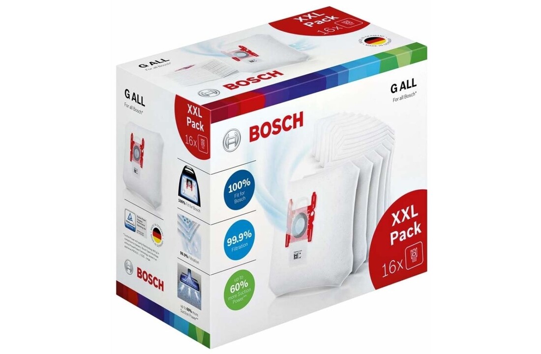 Bosch BBZ16GALL 16 stuks - Stofzuigerzakken