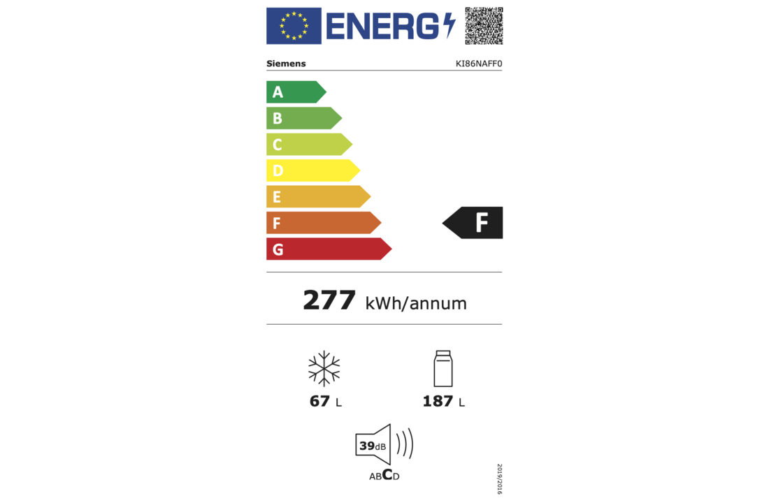 Siemens KI86NAFF0 - Inbouw koel-vriescombinatie