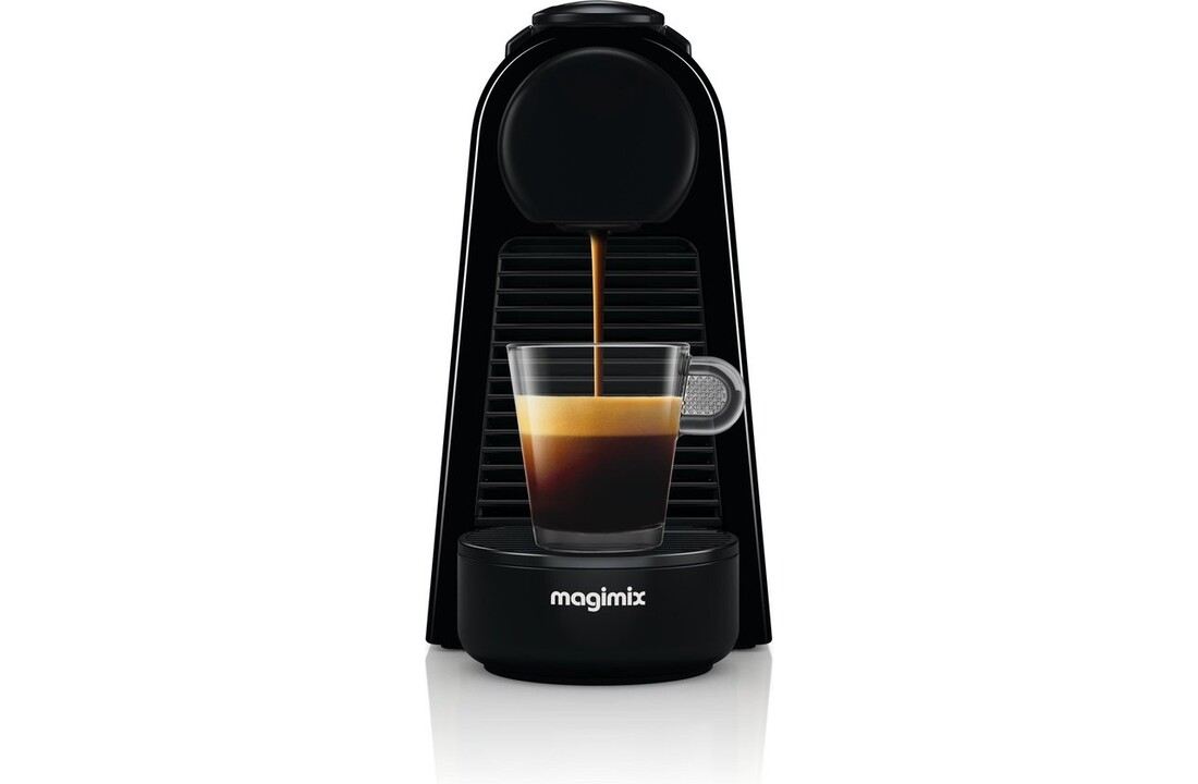 Magimix Nespresso Essenza Mini Zwart + Aeroccino - Koffiemachine