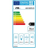 ETNA AB160RVS - Wandschouw afzuigkap