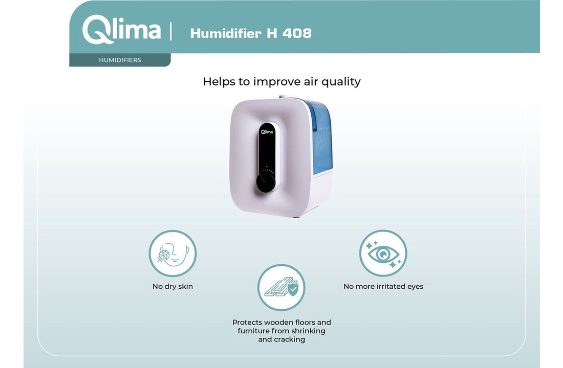 Qlima H 408 - Luchtbevochtiger