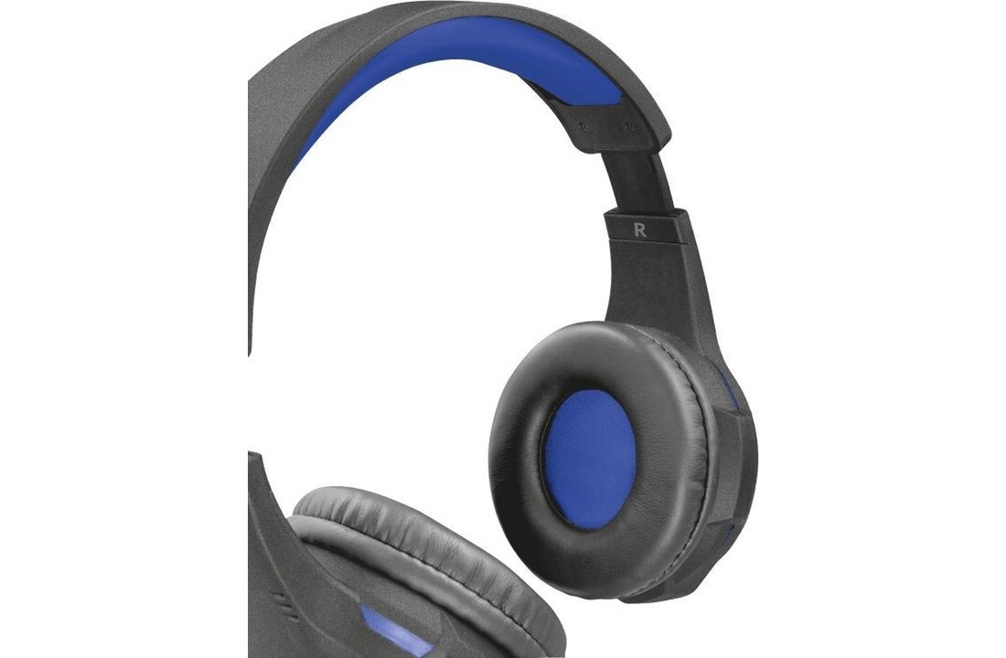 Trust GXT 307B RAVU Zwart/Blauw - Gaming headset