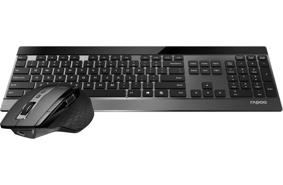 Rapoo 9900M - Toetsenbord + muis set