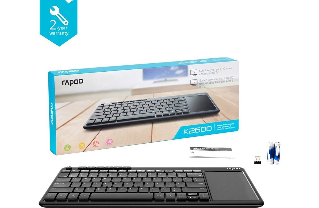 Rapoo K2600 Grijs - Toetsenbord