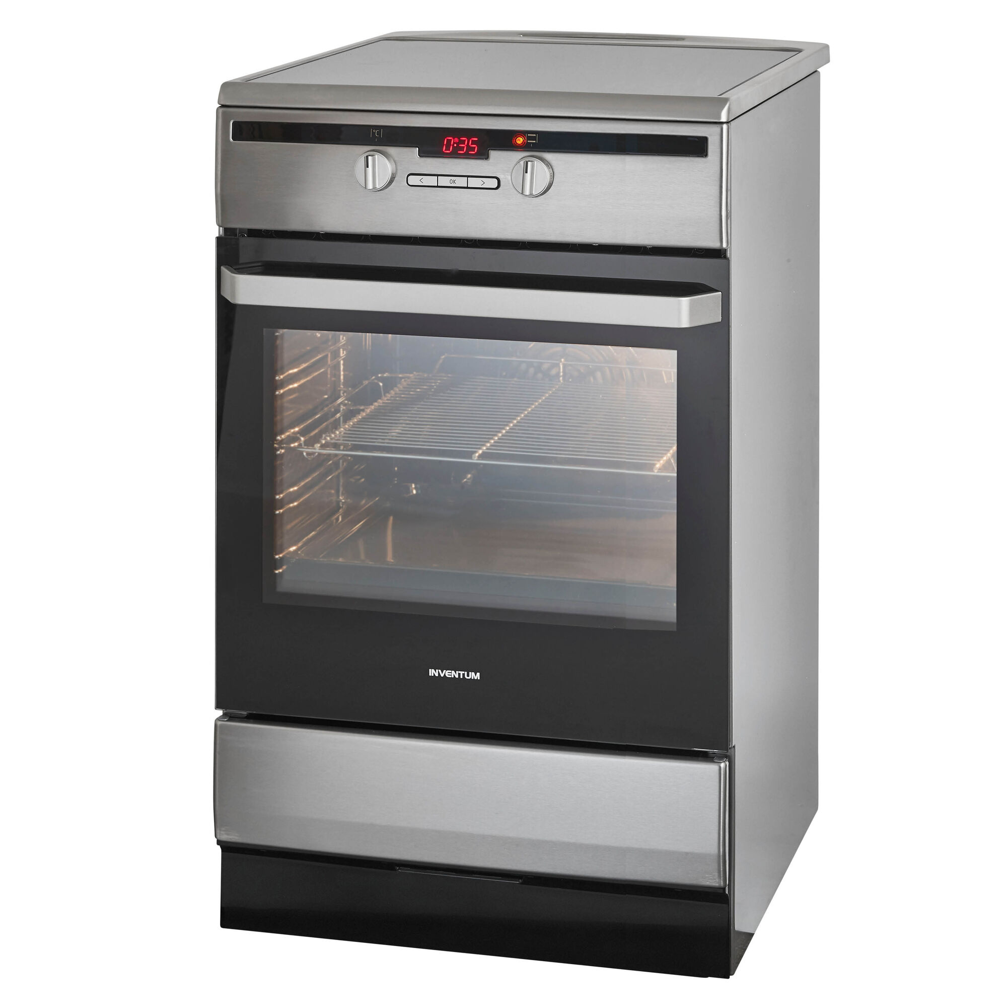 Inventum VFI6042RVS  - Inductiefornuis