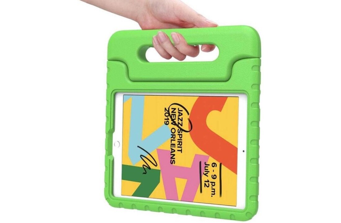 Just In Case Kids Case Cassic - Apple iPad 10.2 - Groen - Beschermhoes