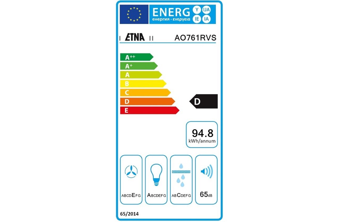ETNA AO761WIT - Onderbouw afzuigkap