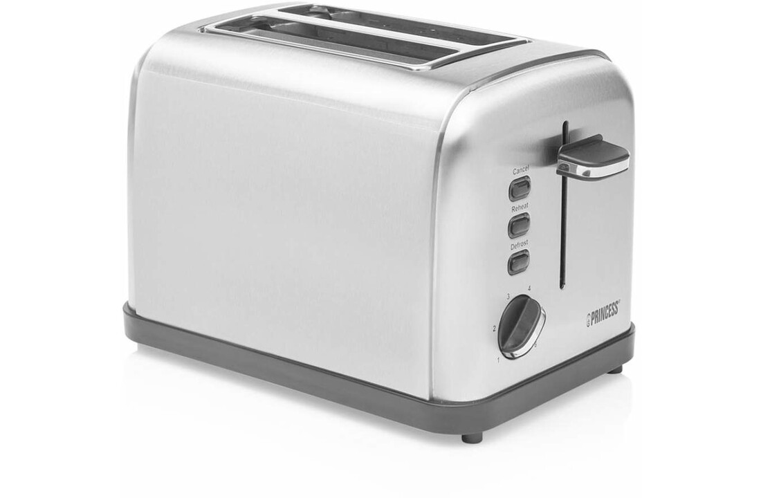 Princess 142354 Toaster Steel Style 2 - Broodrooster