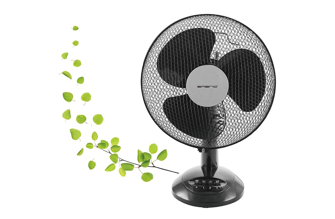 Emerio FN-114202.1 Zwart - Tafelventilator
