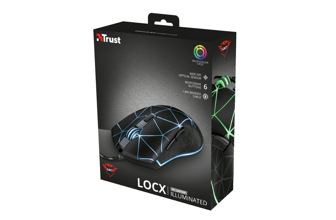 Trust GXT 133 Locx - Gaming Muis