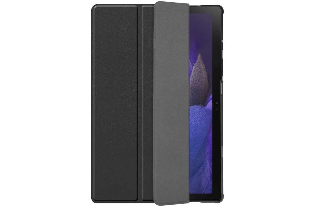 Just in Case Smart Tri-Fold Case - Samsung Galaxy Tab A8 - Zwart - Beschermhoes