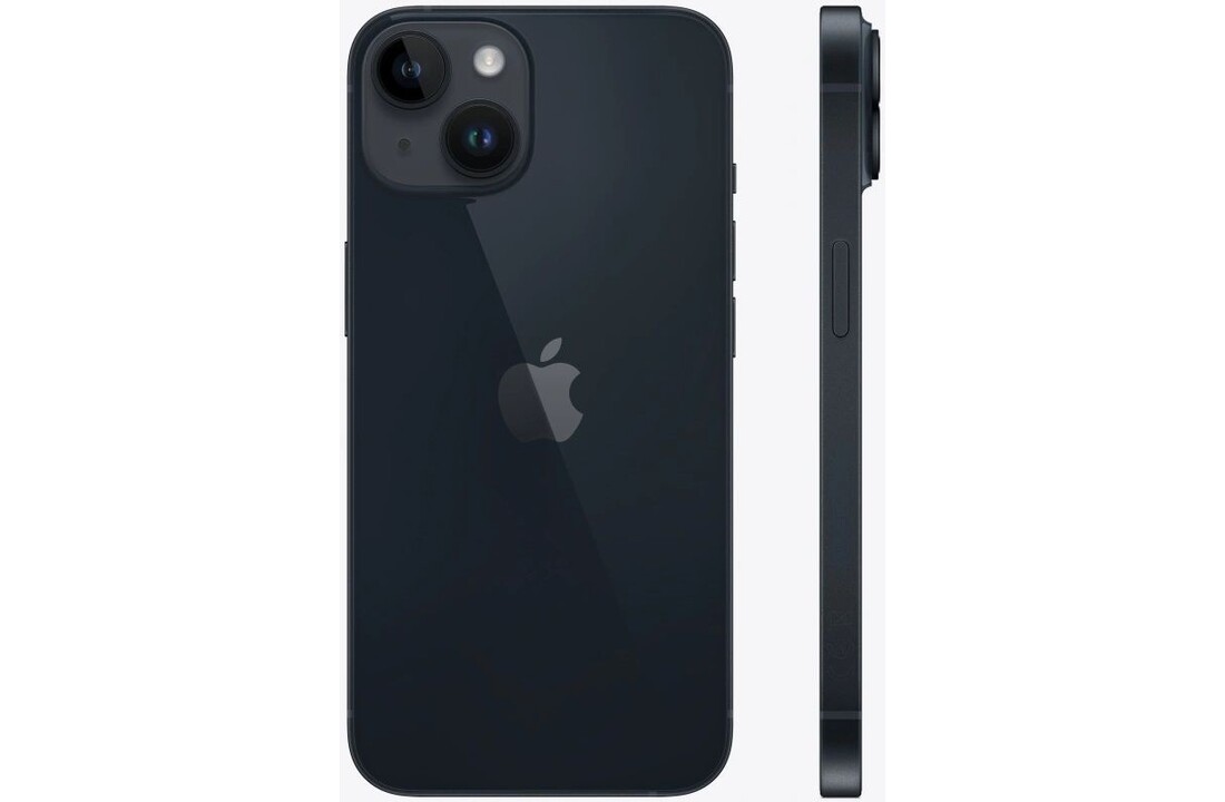 Refurbished iPhone 14 128 GB Zwart (A grade) - Mobiele telefoon