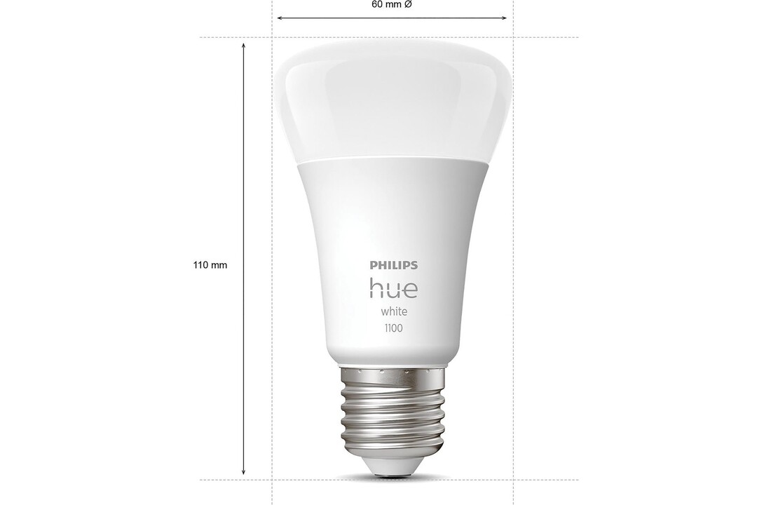 Philips Hue Starterkit White Ambiance E27 + Dimmer - Slimme lamp