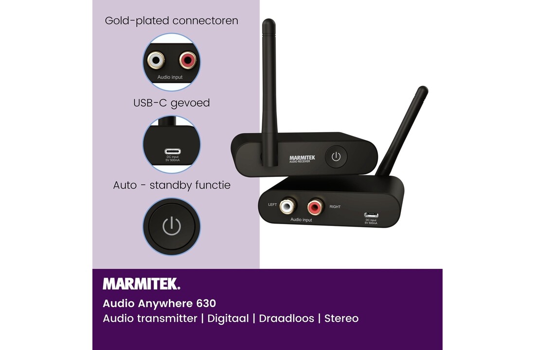 Marmitek Audio Anywhere 630 - Mediaspeler