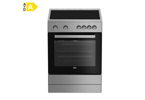 Beko FSM67010GX - keramisch fornuis RVS.