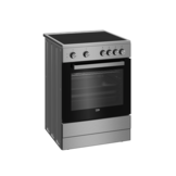 Beko FSM67010GX - keramisch fornuis RVS.