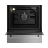 Beko FSM67010GX - keramisch fornuis RVS.