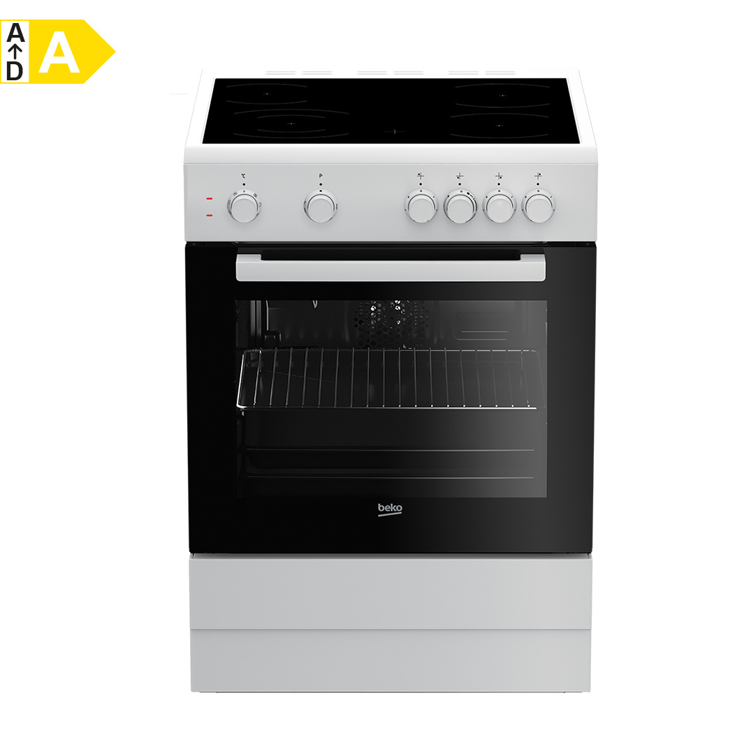Beko FSM67010GW - keramisch fornuis wit.