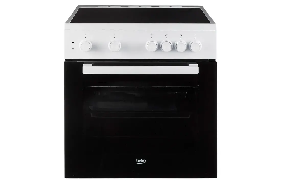 Beko FSM67010GX - keramisch fornuis wit.