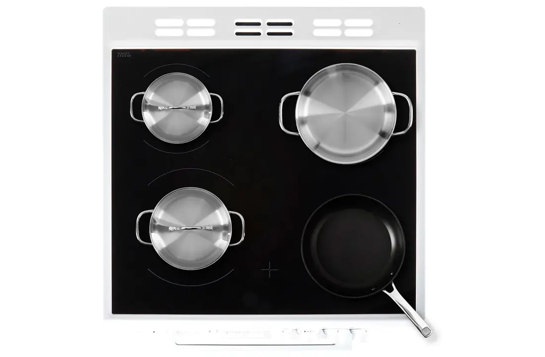 Beko FSM67010GX - keramisch fornuis wit.