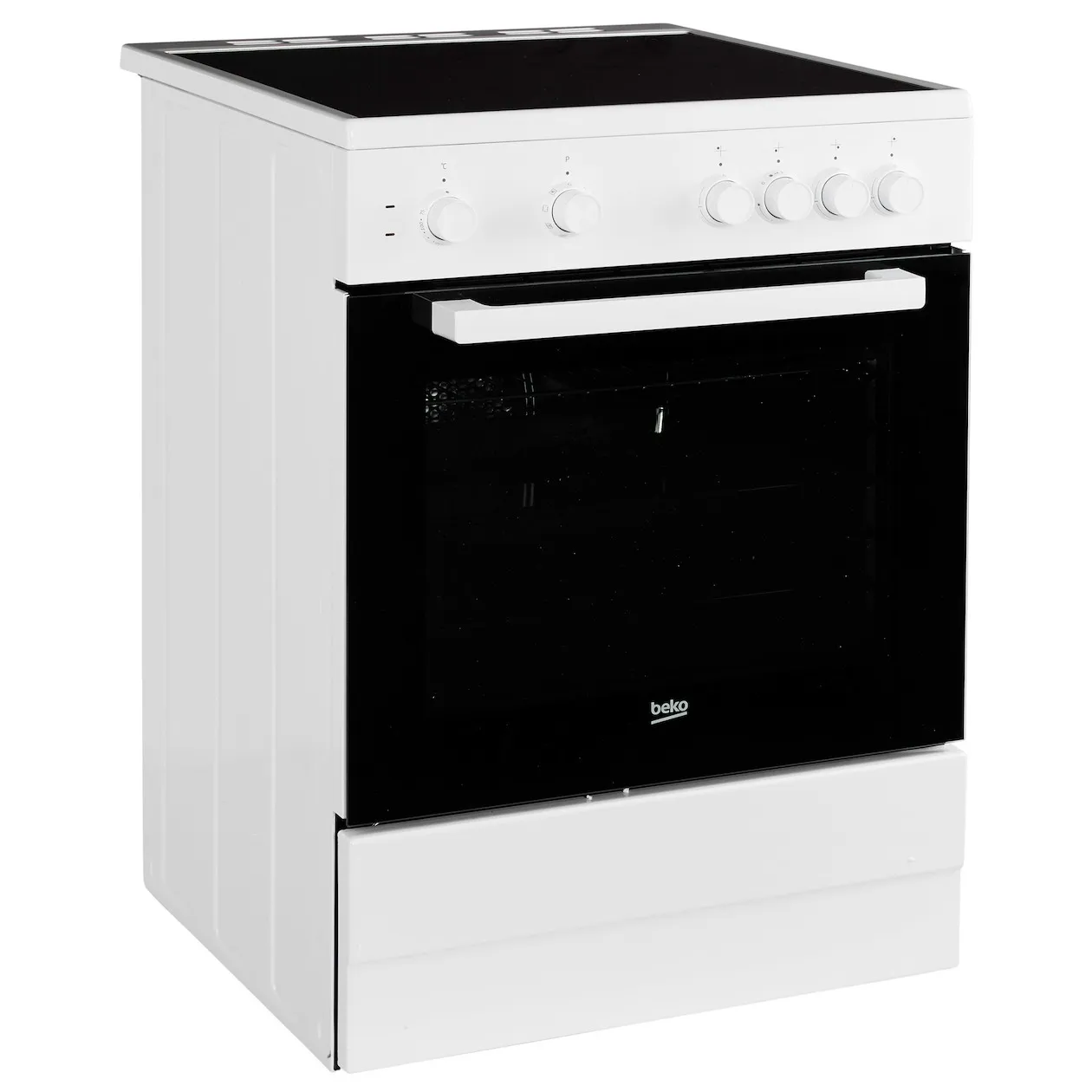 Beko FSM67010GW - keramisch fornuis wit.