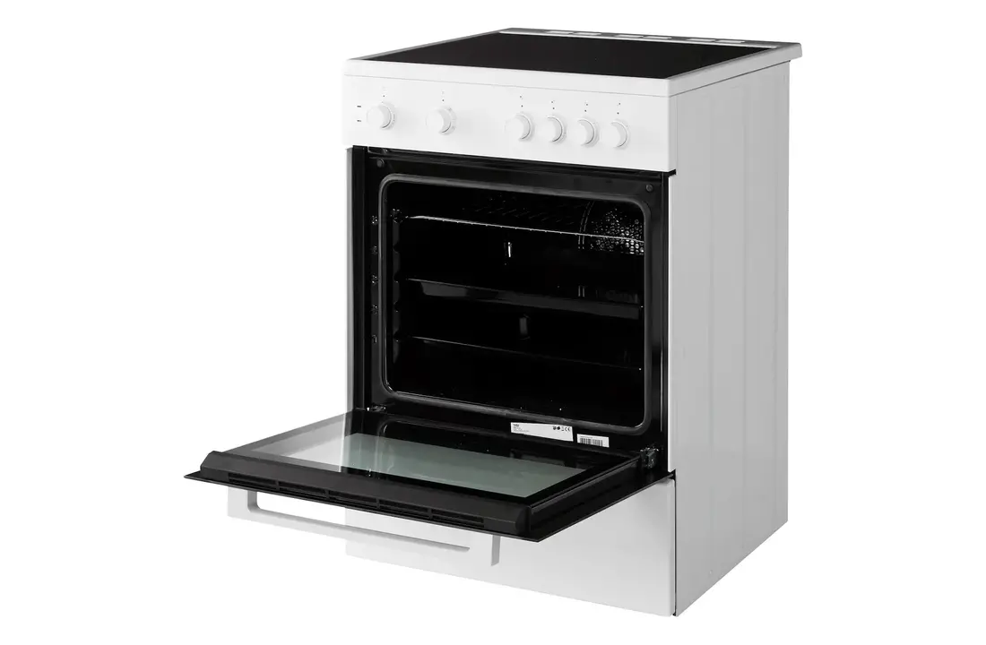 Beko FSM67010GX - keramisch fornuis wit.