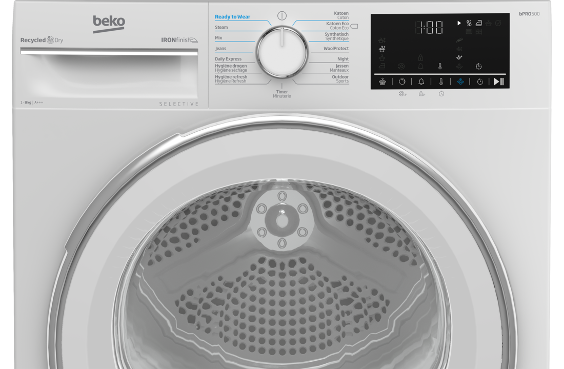 Beko B5T68243W2 - Warmtepompdroger.
