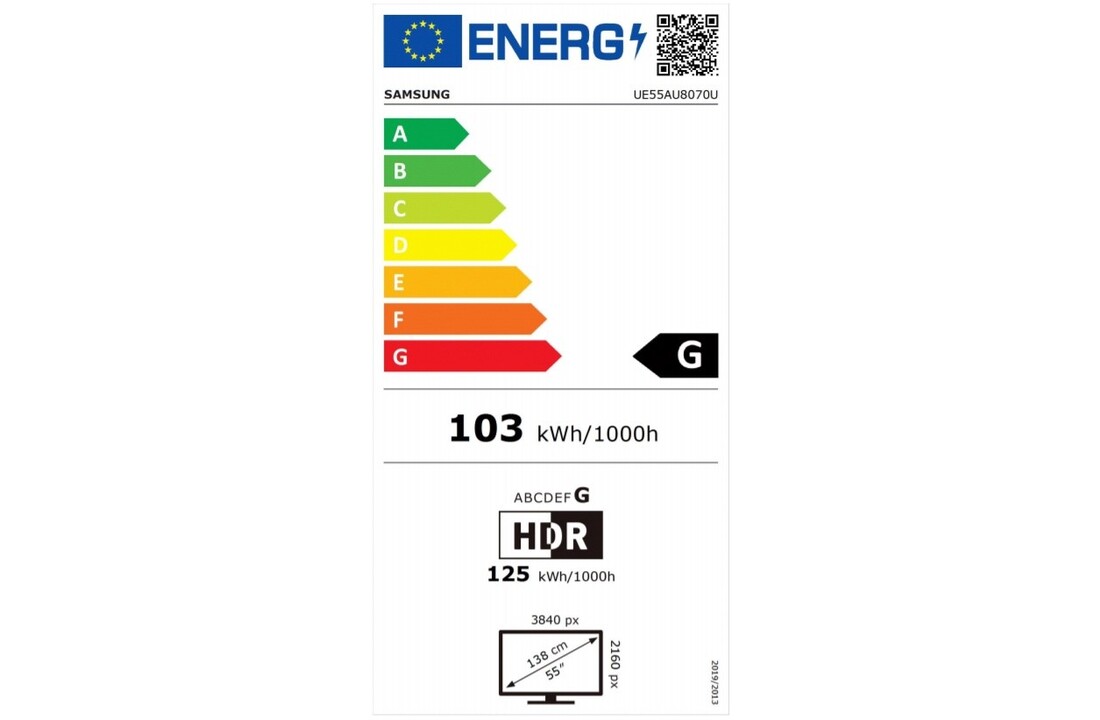 Samsung Crystal UHD 4K 55AU8070 (2021) - LED TV