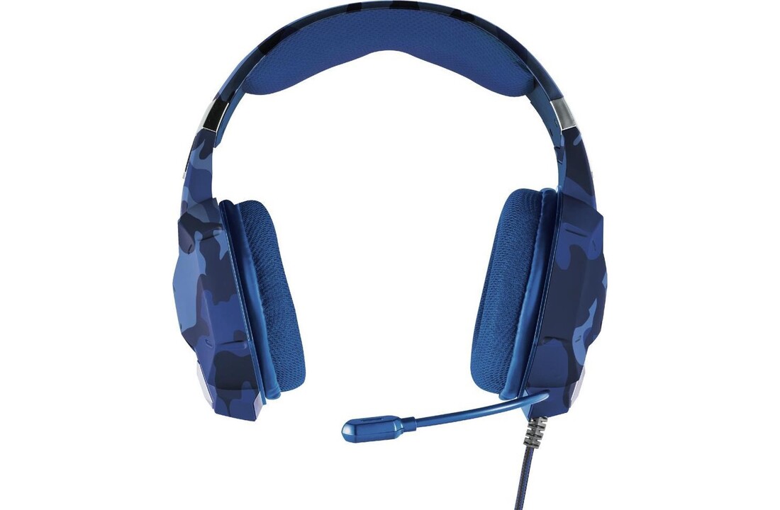 Trust GXT 322B Carus (Zwart/Blauw) - Gaming headset