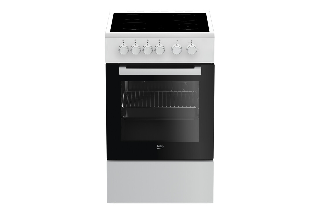 Beko FSS57000GW - Keramisch fornuis