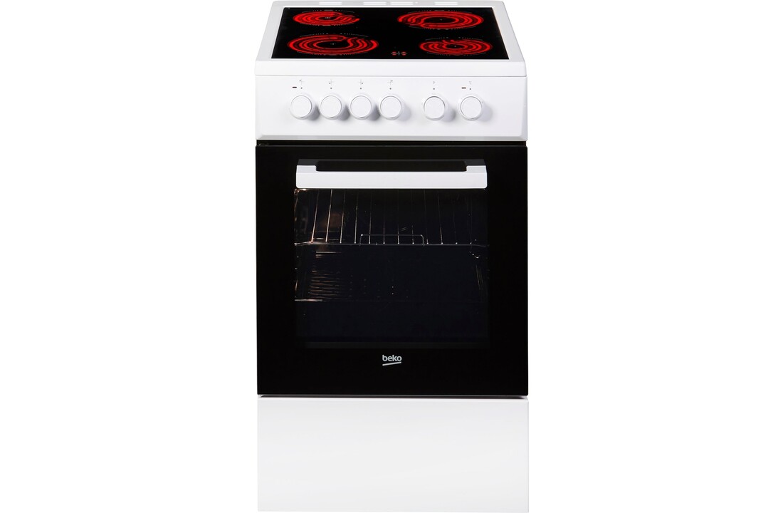 Beko FSS57000GW - Keramisch fornuis