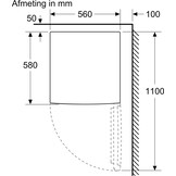 Bosch KTL15NWEB - Tafelmodel koelkast