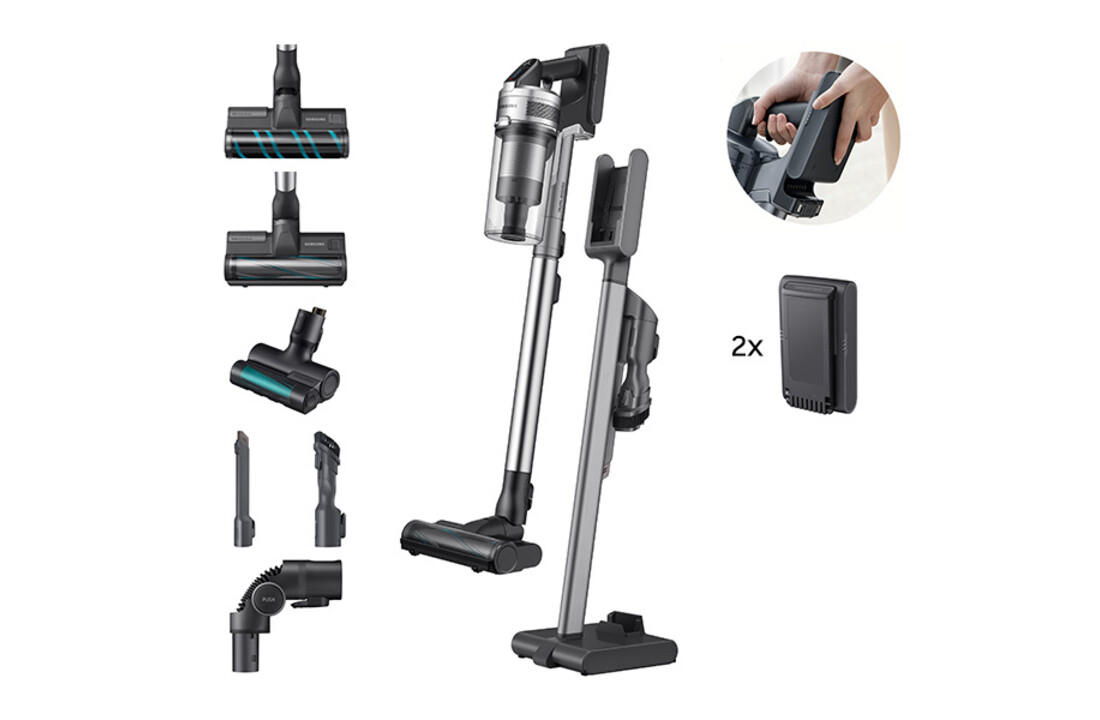 Samsung Jet 90 Complete Extra VS20R9046T3 - Steelstofzuiger