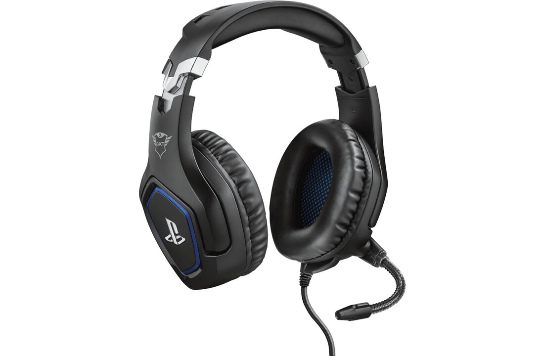 Trust Forze PS4 GXT 488 Zwart/Blauw - Gaming headset