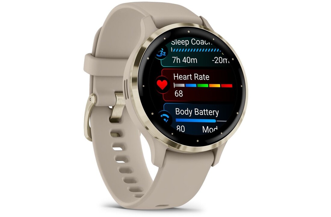 Garmin Venu 3S Goud/Beige - Smartwatch