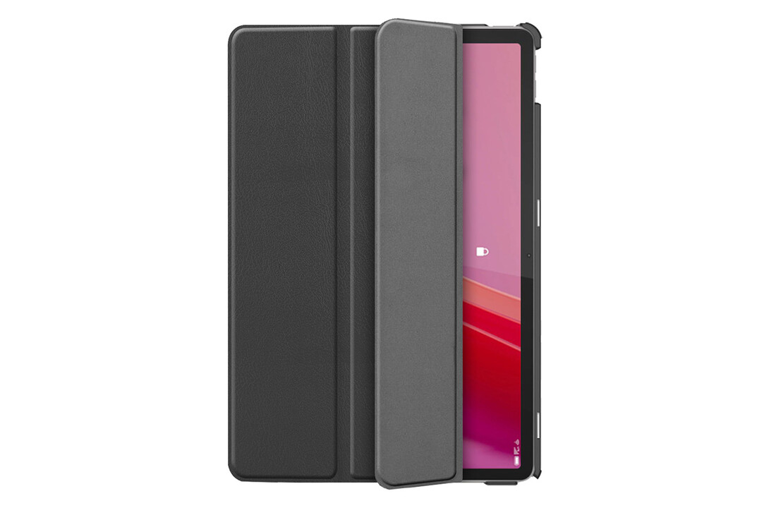 Just in Case Lenovo Tab M11 Smart Tri-Fold Case Zwart - Beschermhoes