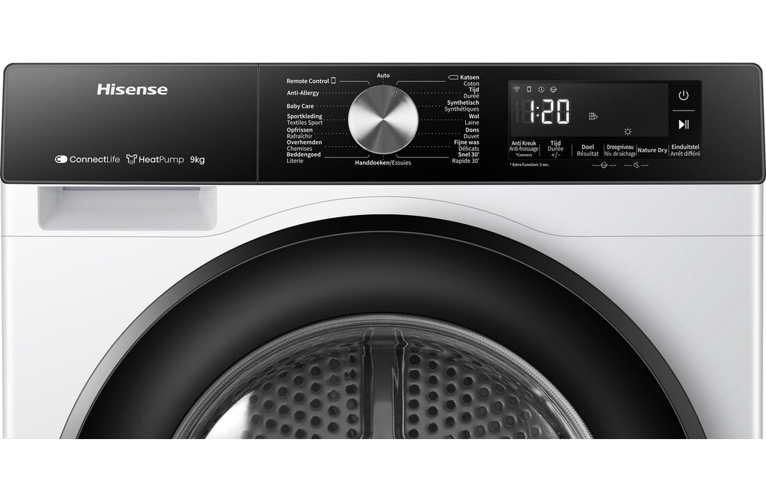 Hisense DH3S902BW3 - Warmtepompdroger
